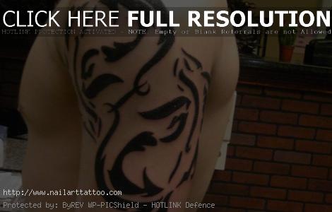 arm tribal tattoos for men