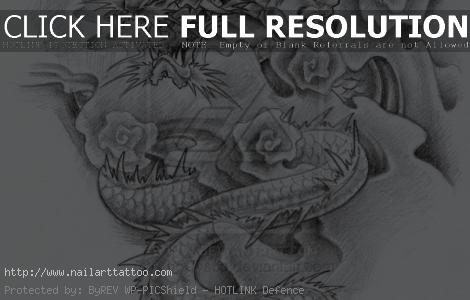asian dragon tattoo designs