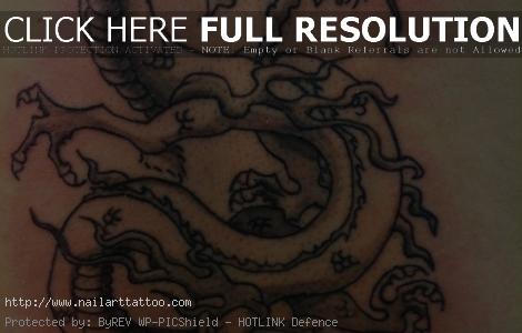 asian dragon tattoo drawing
