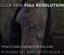 asian dragon tattoo half sleeve