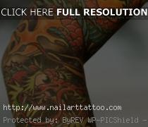 asian dragon tattoo sleeve