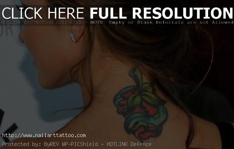 audrina patridge tattoo neck