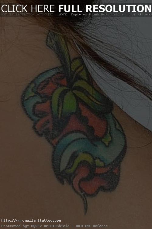 audrina patridge tattoo on her neck