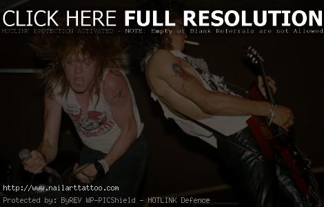 axl rose tattoos right arm