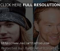 axl rose tattoos then and now