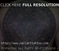 aztec calendar tattoo