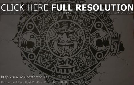 aztec calendar tattoo designs free