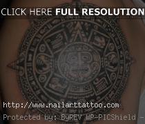 aztec calendar tattoos pictures