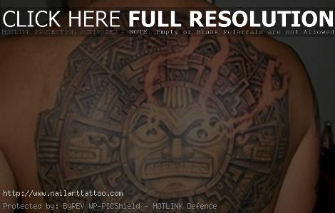 aztec sun tattoo pictures