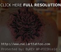 aztec sun tattoos for men