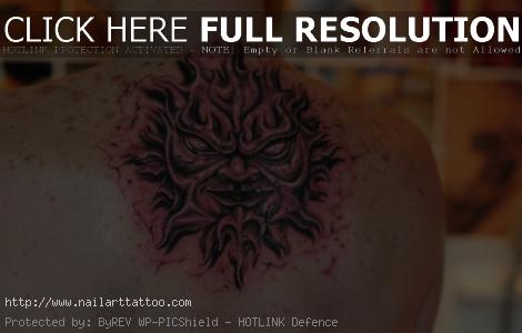 aztec sun tattoos for men