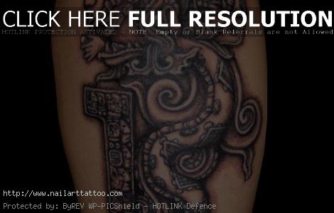 aztec tribal tattoo