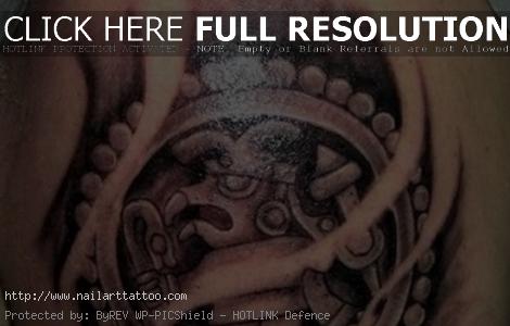 aztec tribal tattoo designs for men