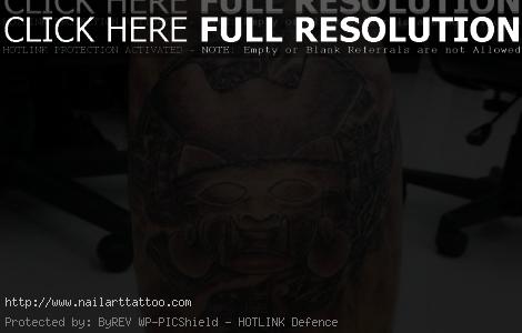 aztec warrior tattoo sleeve