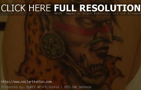 aztec warrior tattoos for men