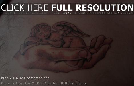 baby angel tattoos