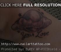 baby angel tattoos for girls