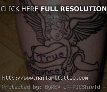 baby angel tattoos for men