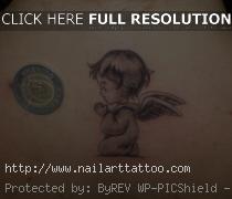 baby angel tattoos gallery