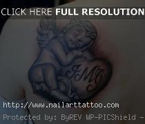 baby angels tattoos men