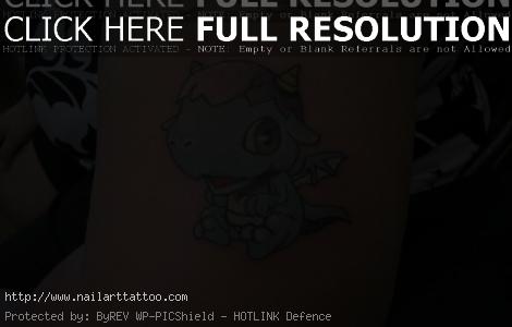 baby dragon tattoos designs