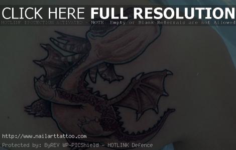baby dragon tattoos for women