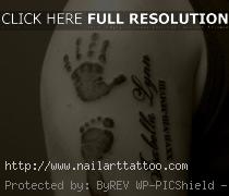 baby feet tattoos for women