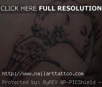 baby feet tattoos on chest