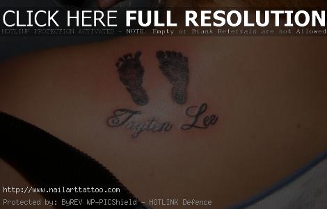 baby foot tattoo