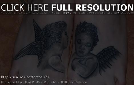 baby foot tattoos for men