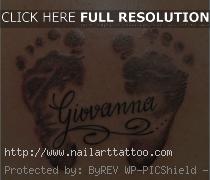 baby footprint tattoo designs free