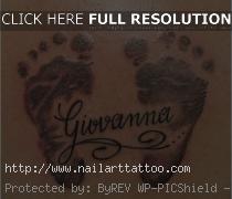 baby footprint tattoo designs free