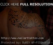 back shoulder tattoos for men