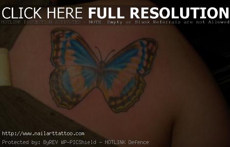 back shoulder tattoos for women
