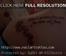 back shoulder tattoos sayings