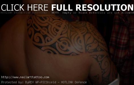 back tattoo designs tribal