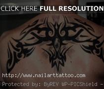 back tribal tattoos for men