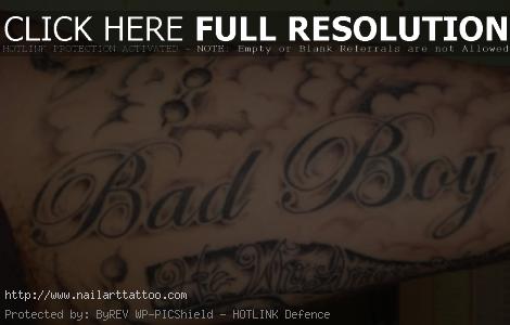 bad boy tattoo pictures