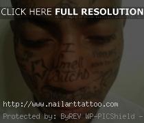 bad face tattoos