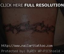 barb wire tattoo designs for women