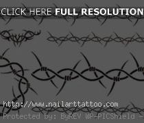 barb wire tattoo flash