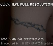 barb wire tattoos for men