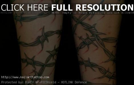 barbed wire tattoo