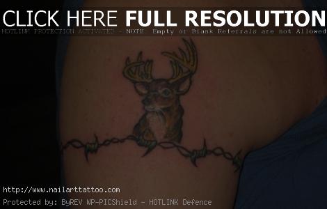 barbed wire tattoo designs for men