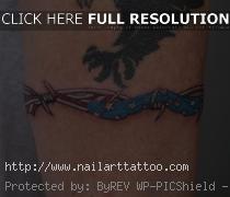 barbed wire tattoos for men