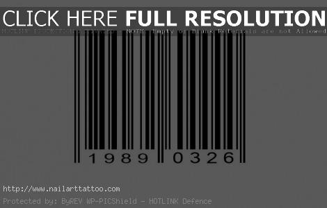 barcode tattoo designs