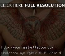 barn owl tattoo drawing