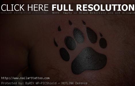 bear paw tattoo