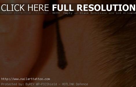 behind ear tattoos