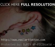 behind the ear tattoos pictures